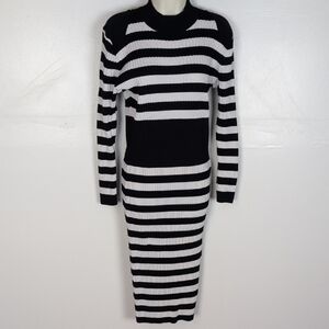 Gabrielle Union Bodycon Sweater Midi Dress